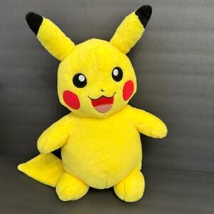 Pokemon‎ Pikachu Plush TALKING Stuffed Animal Toy Collectible Decor Yellow 16"
